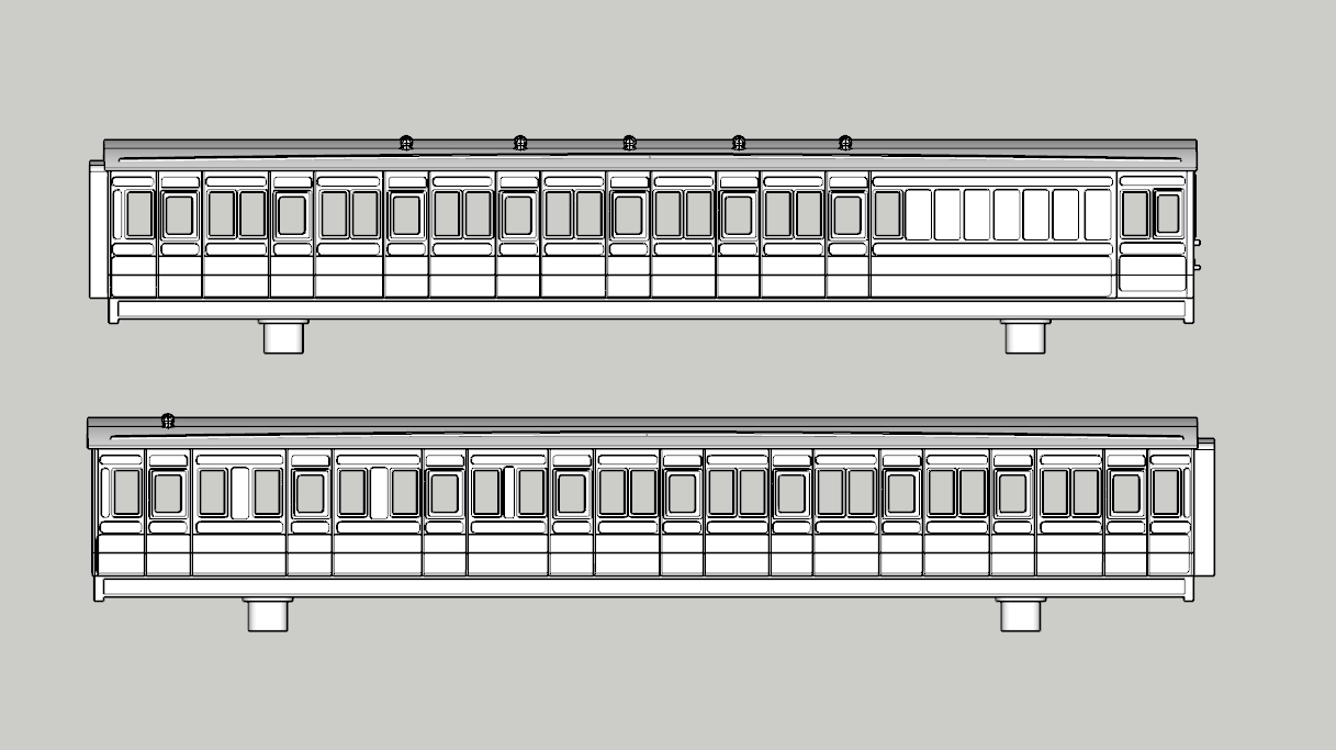 (image for) (N) LBSCR Arc-Roof Push-Pull Coach Bundle - Set 997/730